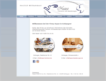 Tablet Screenshot of haase-tischlerei.de